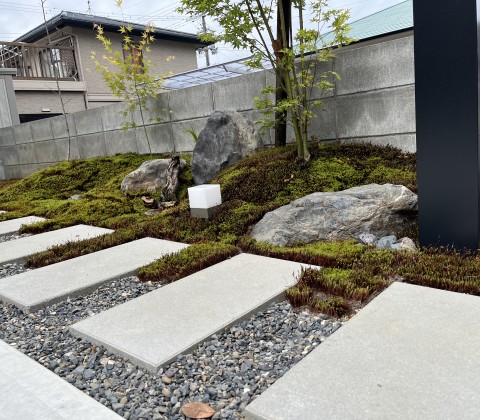 京都府宇治市でお庭造りをさせていただきました。サムネイル